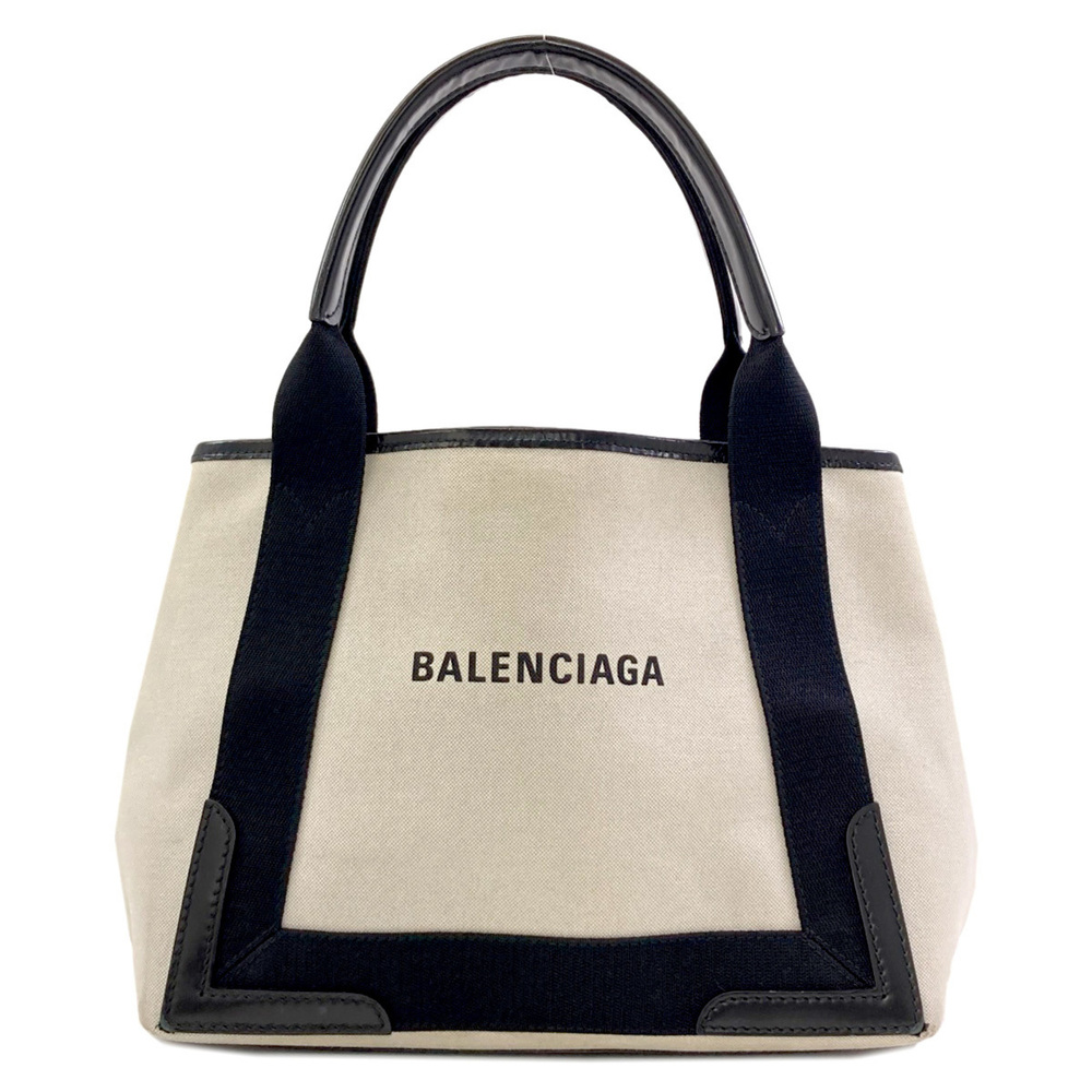 Balenciaga 339933 Navy Cabas Tote Bag Canvas Women's BALENCIAGA